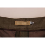 Ermanno Scervino Brown Velvet Bermuda Shorts BYX1164-1