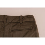 Ermanno Scervino Brown Velvet Bermuda Shorts BYX1164-1