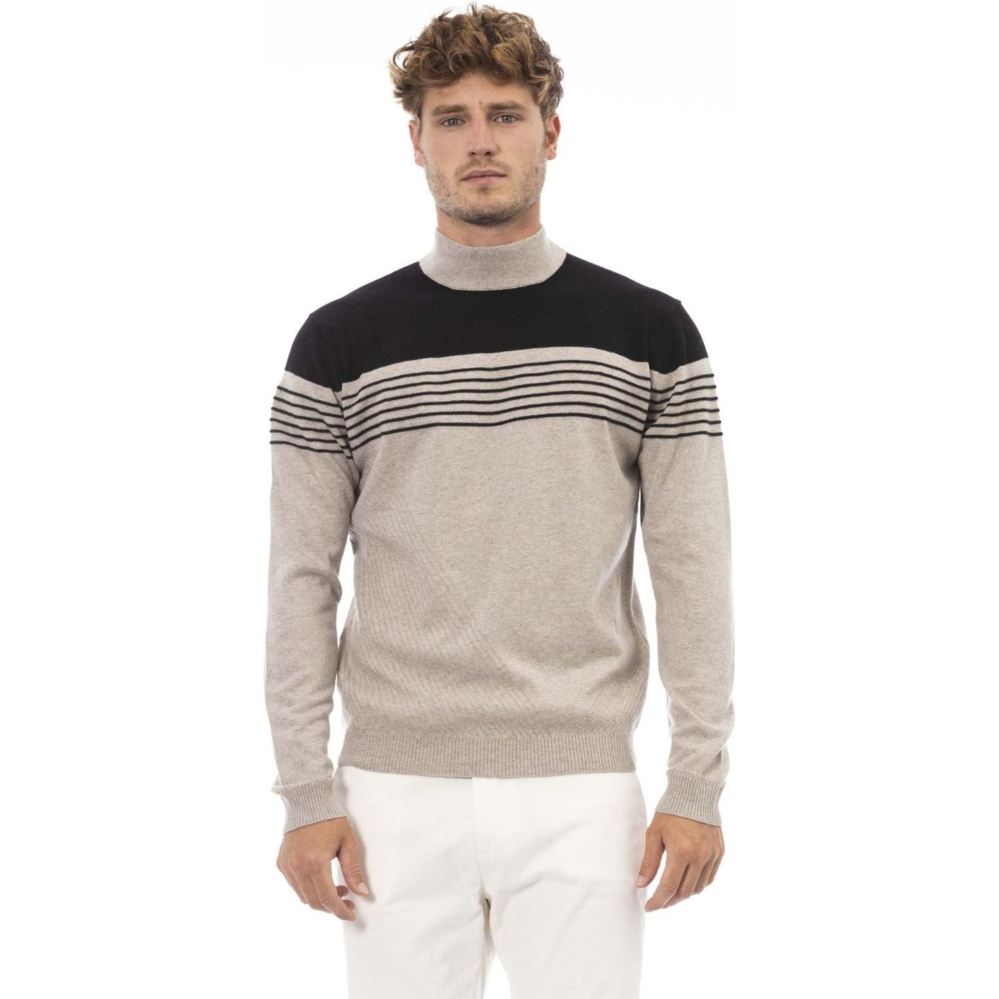 Alpha Studio Sweaters Sweaters Alpha Studio Gray