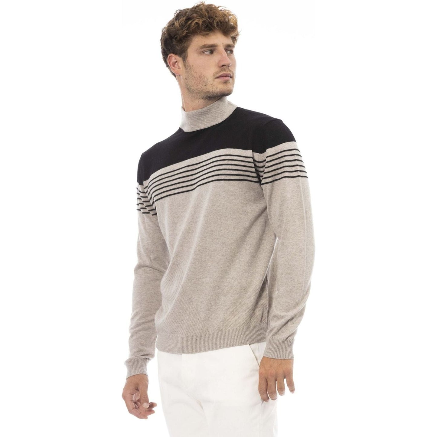 Alpha Studio Sweaters Sweaters Alpha Studio Dark Gray