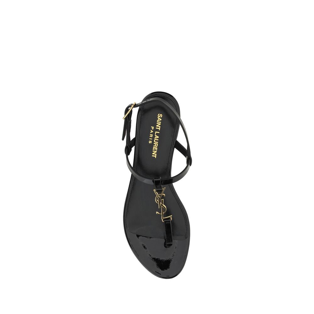 Saint Laurent Cassandra Sandals Saint Laurent Dark Slate Gray
