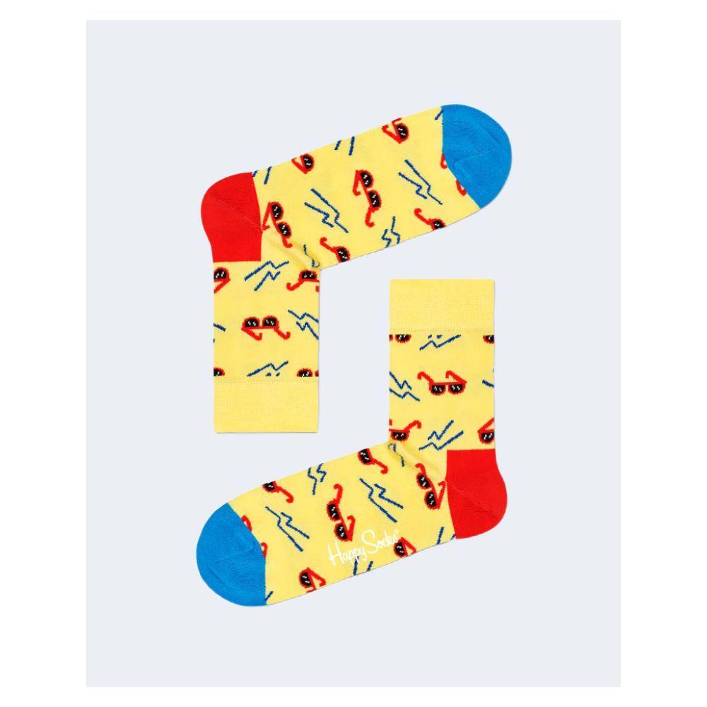 Happy Socks Yellow Cotton Sock HA-8995700135-36-40