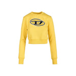 Diesel Yellow Cotton Sweatshirt DI-16370000135-IT42|M