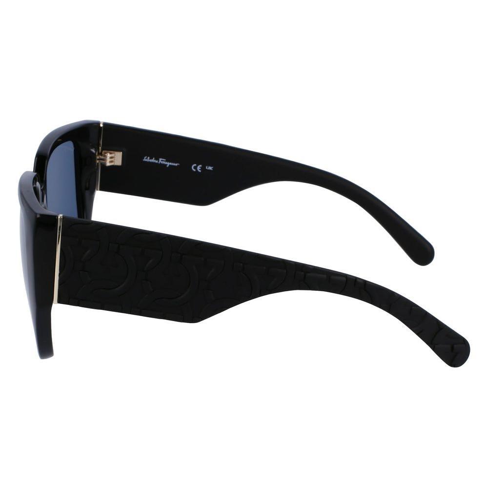 Ferragamo Black Bio Injected Sunglasses FESF1088SE001AC