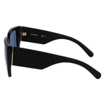 Ferragamo Black Bio Injected Sunglasses FESF1088SE001AC