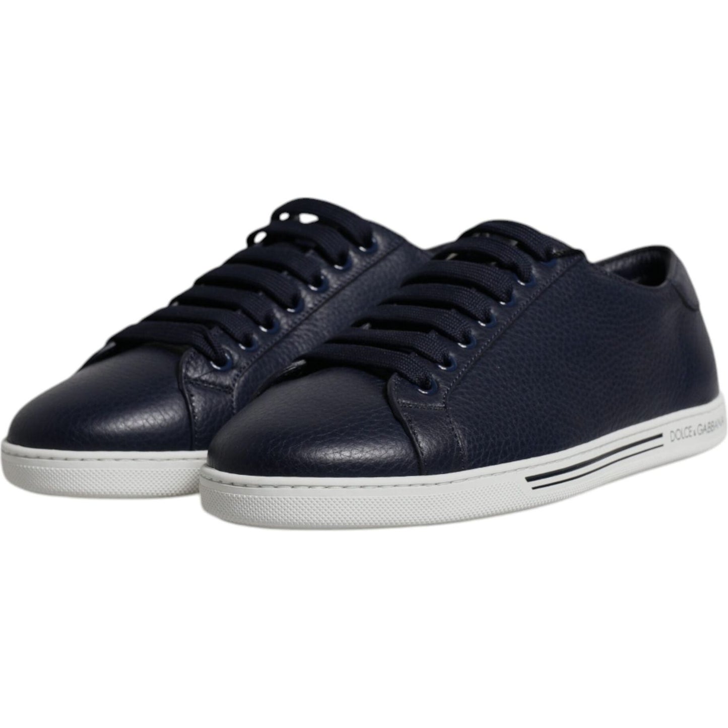 Dolce & Gabbana Black Low Top Men Saint Tropez Sneakers Shoes