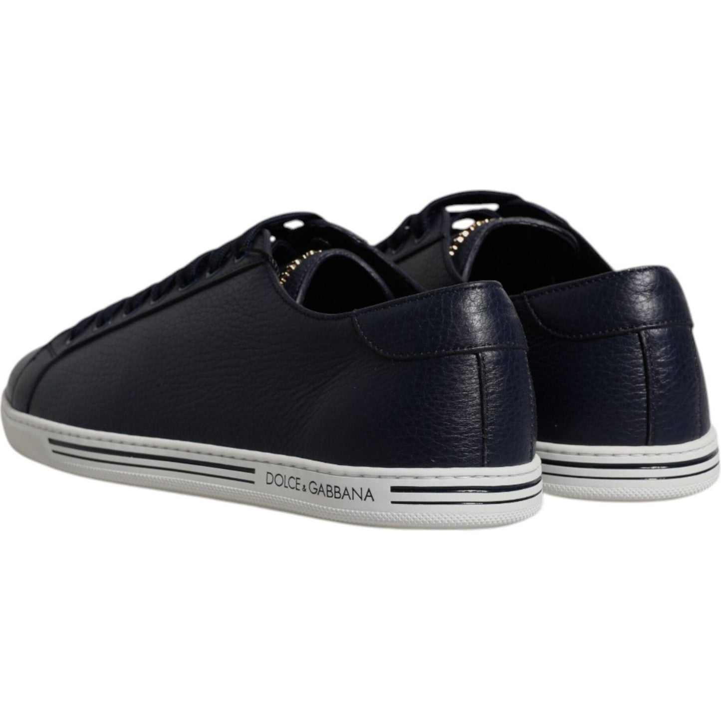 Dolce & Gabbana Black Low Top Men Saint Tropez Sneakers Shoes