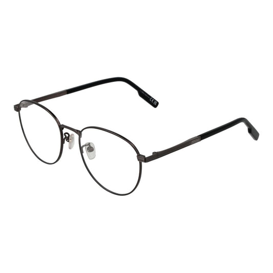 Ermenegildo Zegna Gray Men Glasses Frame