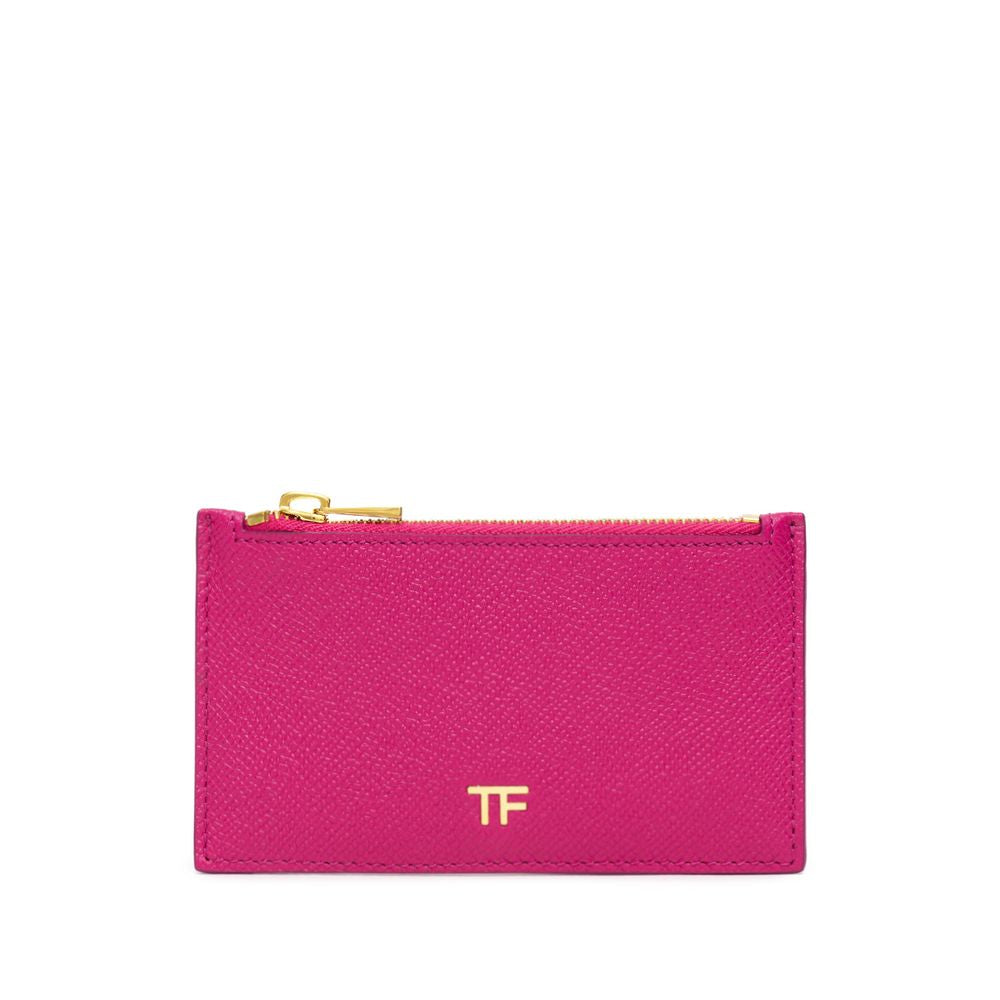 Tom Ford Fuchsia Leather Cardholder TOFO-873867520037380