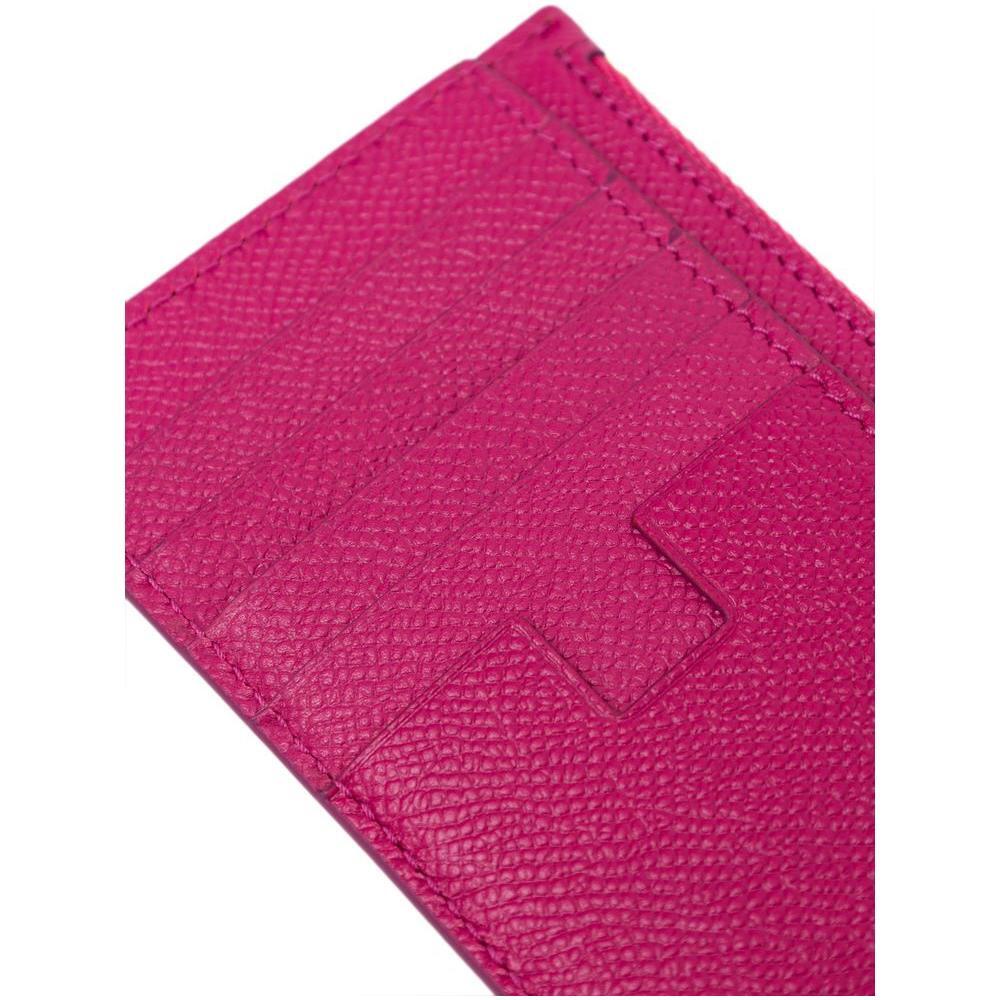 Tom Ford Fuchsia Leather Cardholder TOFO-873867520037380