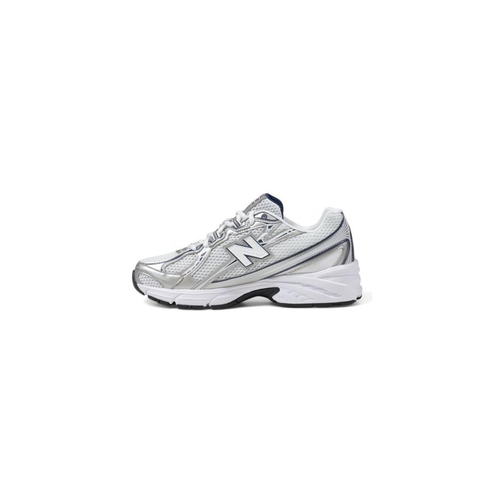 New Balance blue artificial leather sneaker with cushioned sole for style and comfort, eco-friendly and ergonomic, suitable for daily wear.