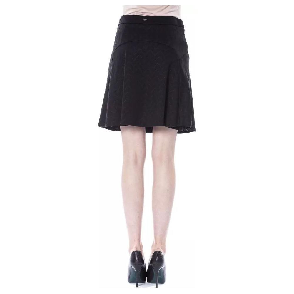 BYBLOS Black Polyester Skirt BY-1021-IT44