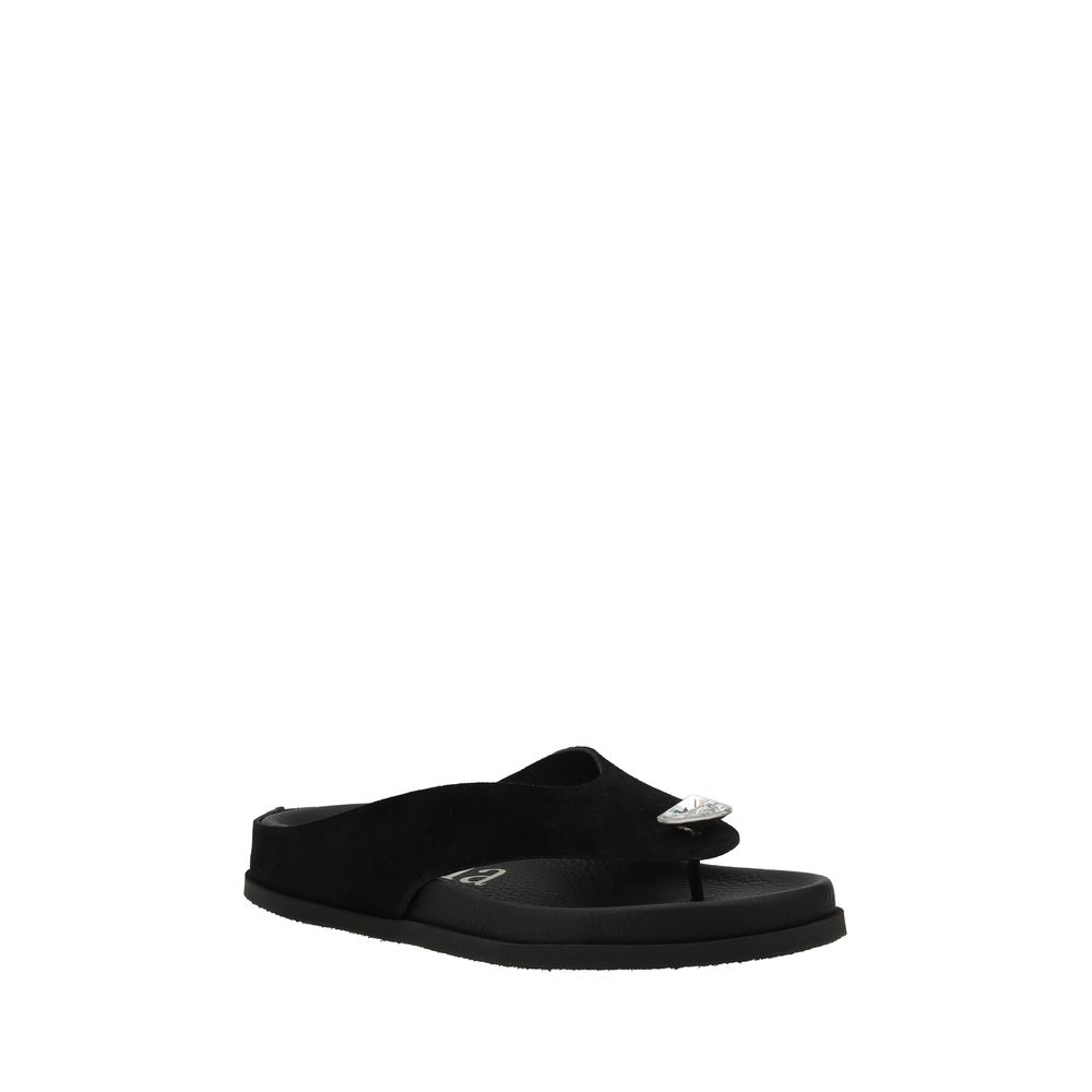 Pedro García Jewel Sandals Pedro García Black