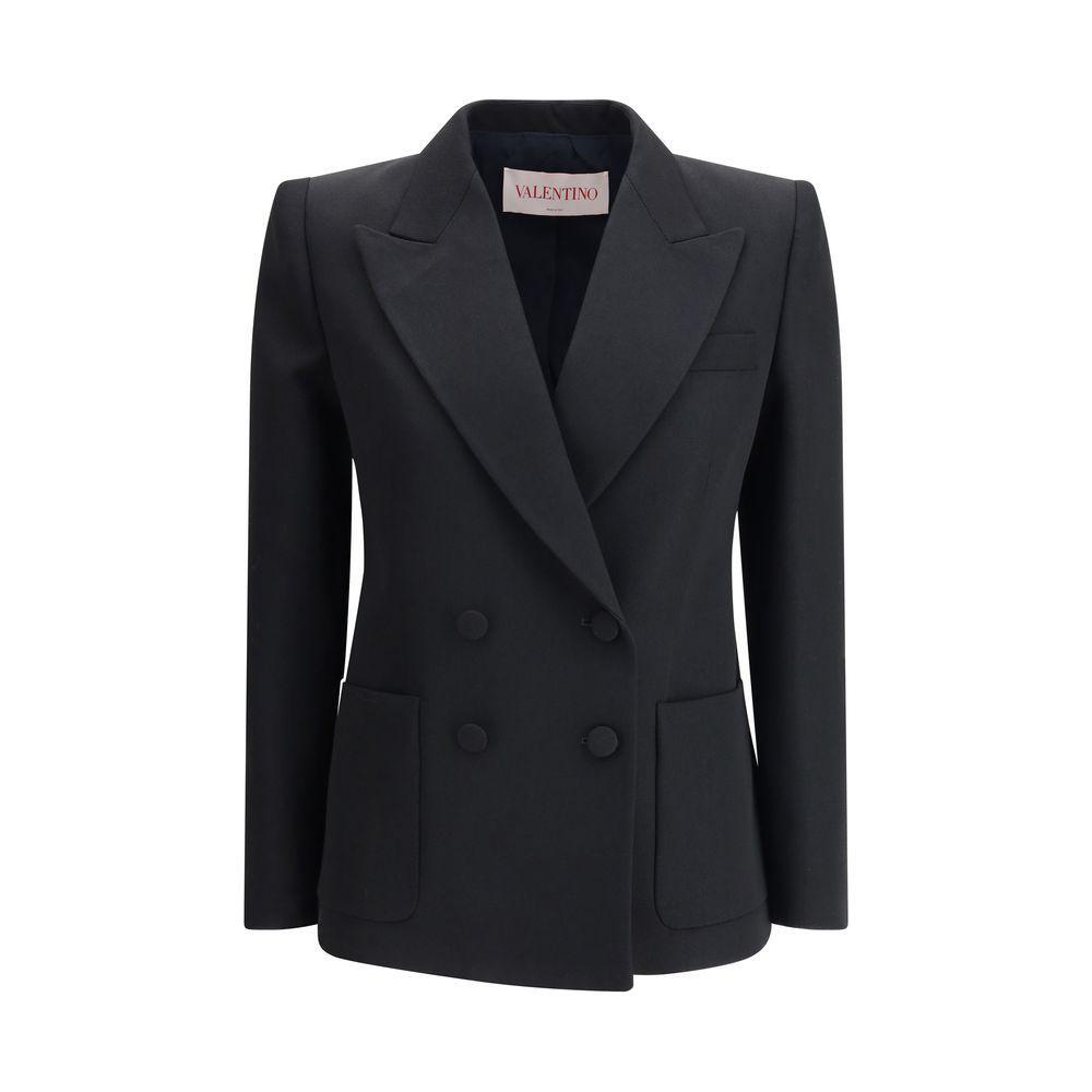 Valentino Double-breasted Blazer VA-6B0CE46097W0NO-IT44 | L