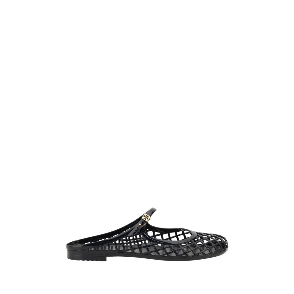Tory Burch Mary Jane Jelly Mellow Mules Tory Burch Dark Slate Gray