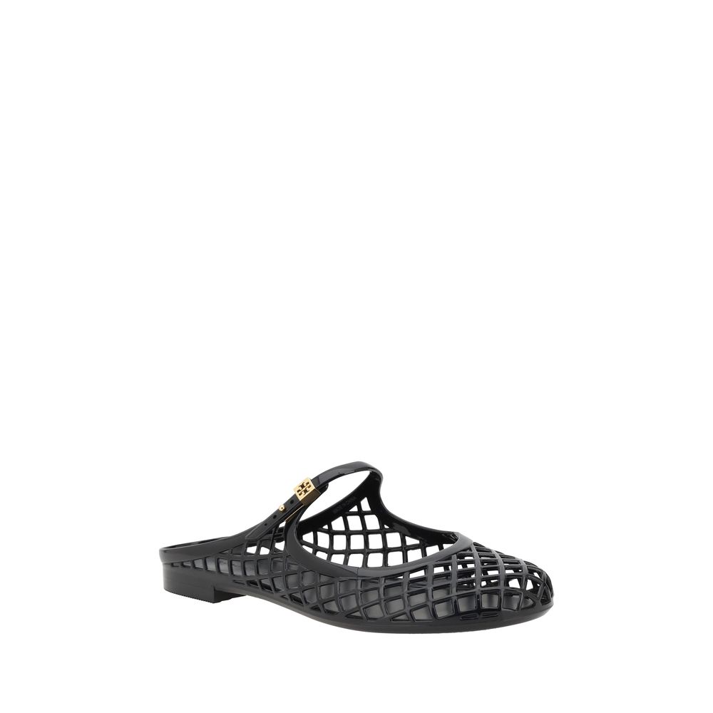 Tory Burch Mary Jane Jelly Mellow Mules Tory Burch Dark Slate Gray