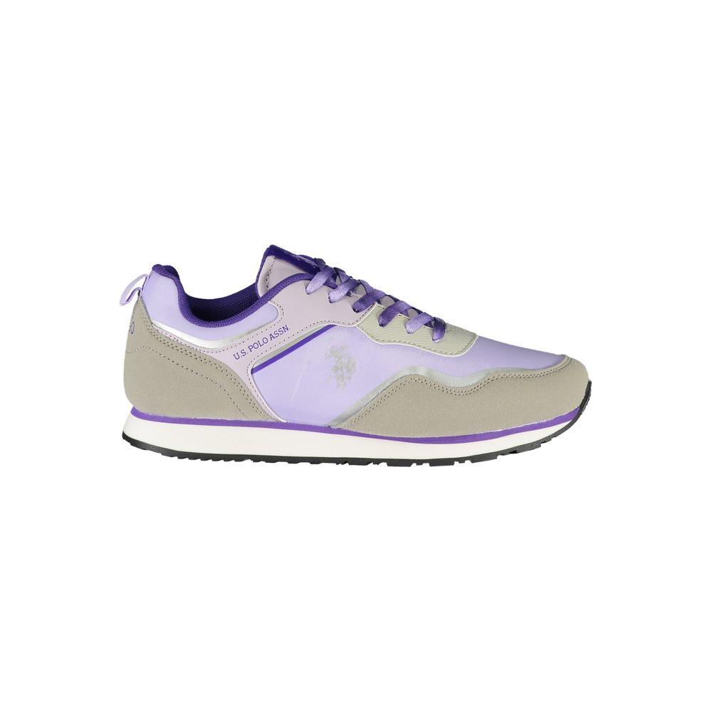 U.S. POLO ASSN. Purple Polyester Sneaker U.S. POLO ASSN. Gray