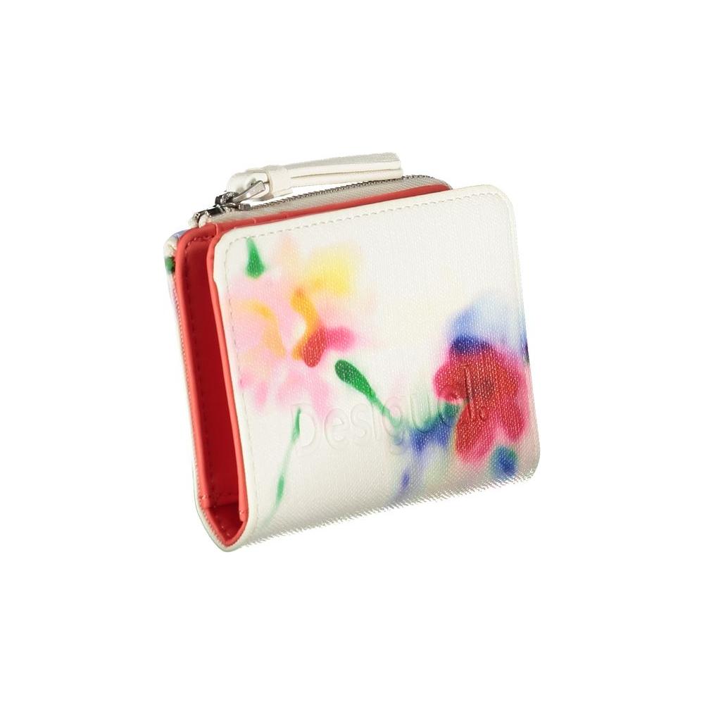 Desigual White Polyester Wallet Desigual Antique White