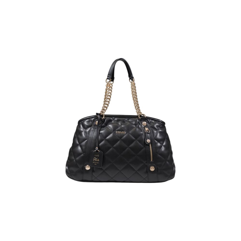 Liu Jo Black Polyethylene Handbag Liu Jo Dark Slate Gray