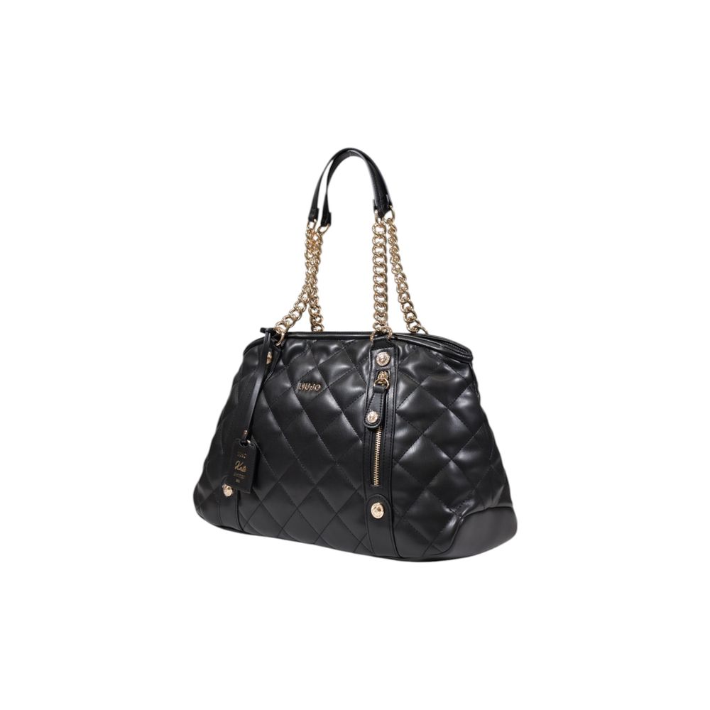 Liu Jo Black Polyethylene Handbag Liu Jo Dark Slate Gray