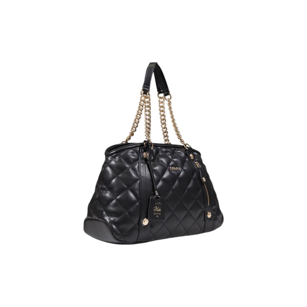 Liu Jo Black Polyethylene Handbag Liu Jo Dark Slate Gray