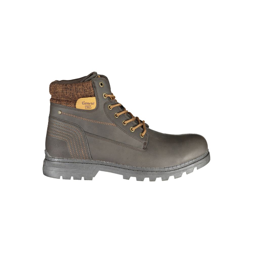 Carrera Elegant Lace-Up Contrast Detail Boots Carrera Dim Gray