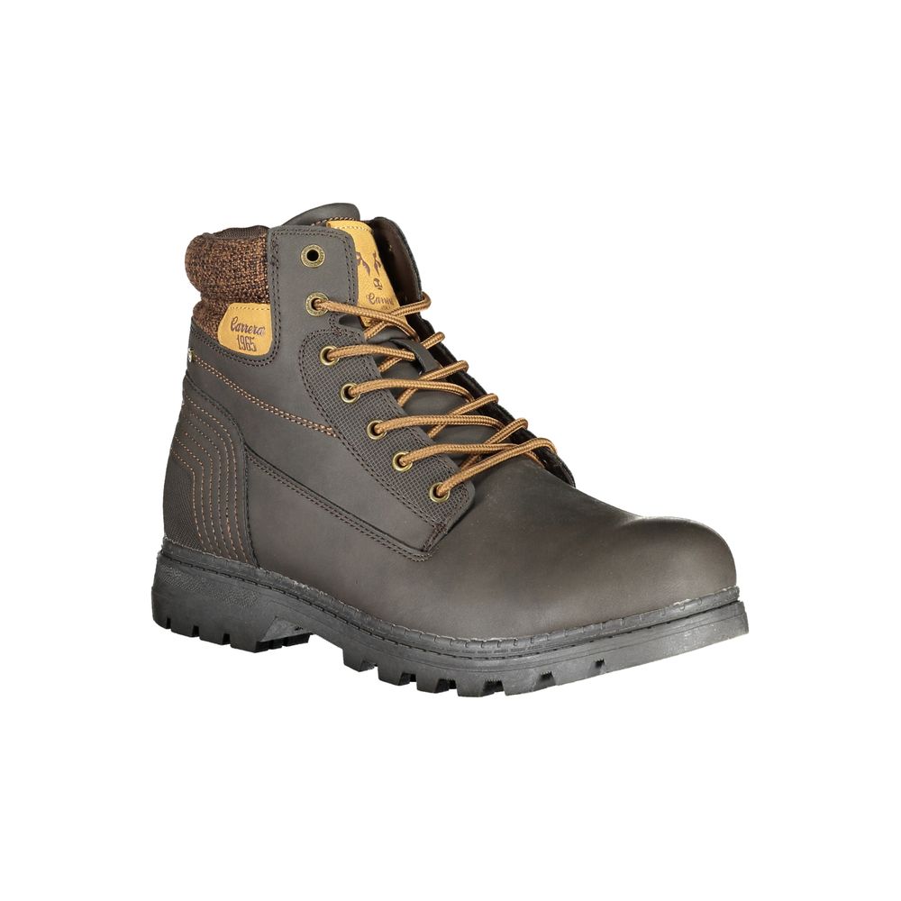 Carrera Elegant Lace-Up Contrast Detail Boots Carrera Dim Gray