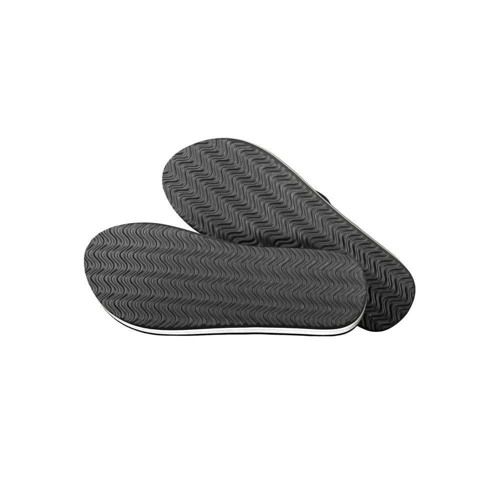Napapijri Chic Black Contrast Detail Flip Flops Napapijri Dark Slate Gray