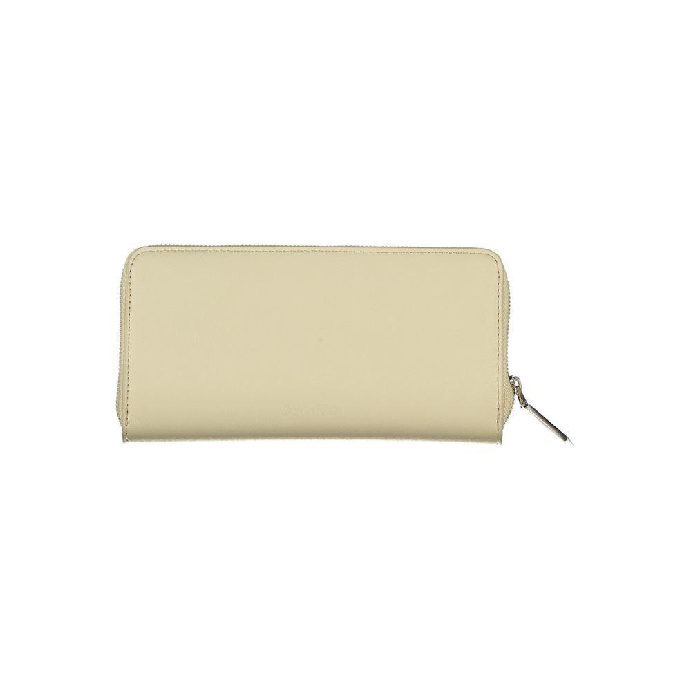 Calvin Klein Elegant Beige Zip Wallet with RFID Blocking Calvin Klein Gray