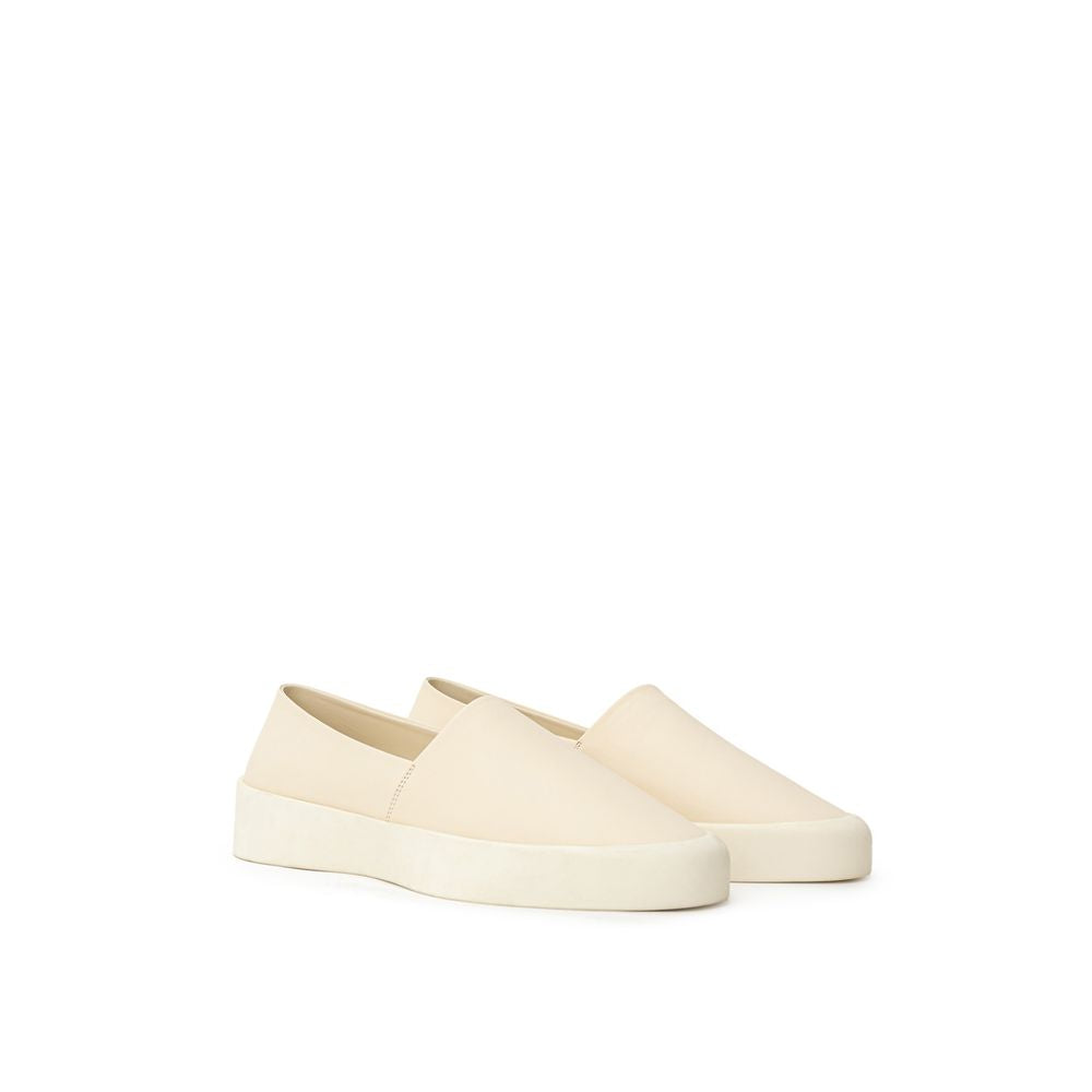 Fear Of God Beige Leather Slip-On Loafer FE-9265672-EU44/US11
