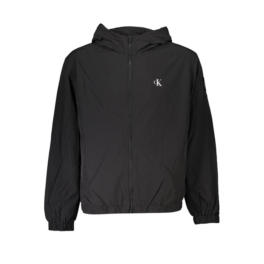 Calvin Klein Sleek Long Sleeve Hooded Sports Jacket Calvin Klein Dark Slate Gray
