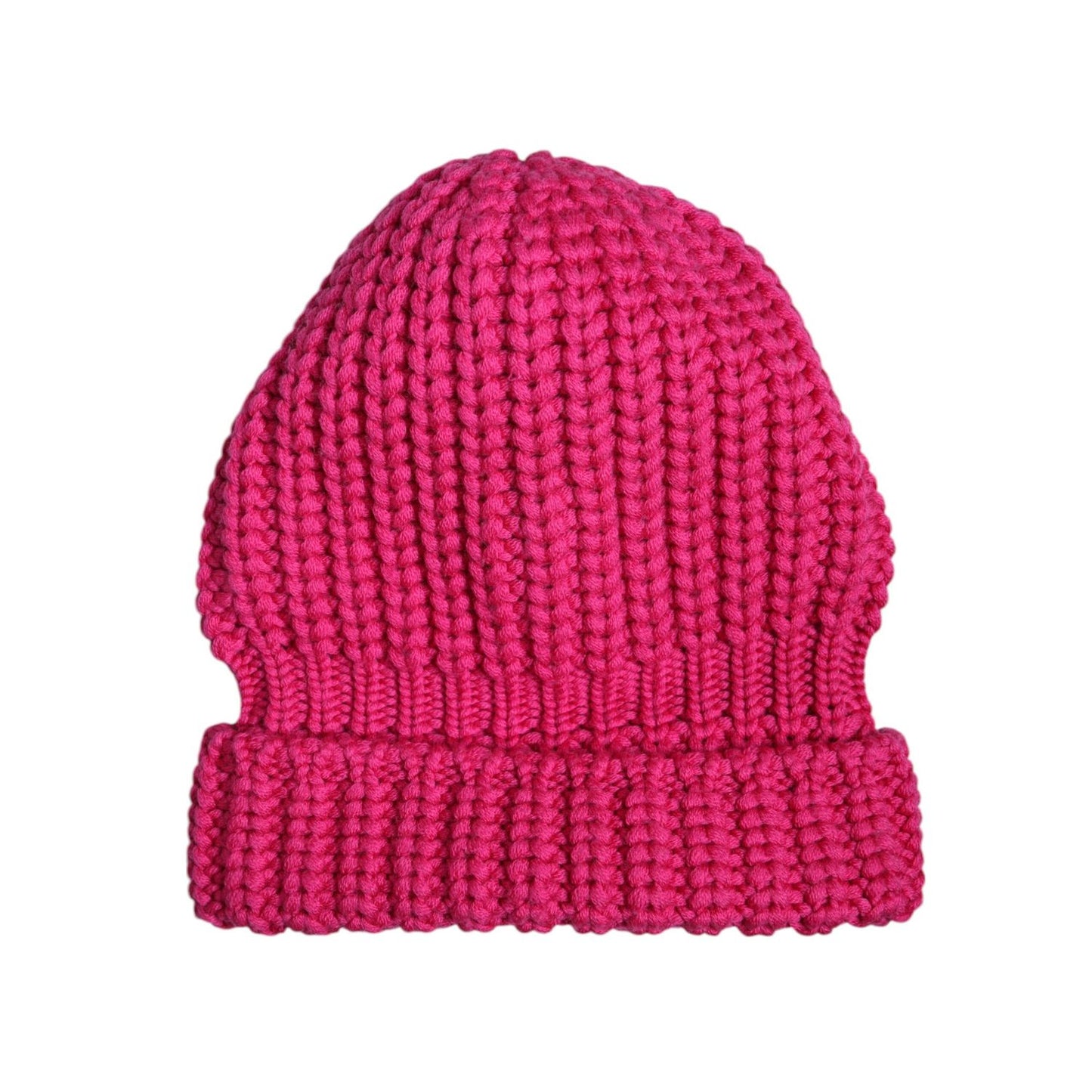 Dolce & Gabbana Pink Solid Wool Knitted Winter Beanie Hat HAT9797