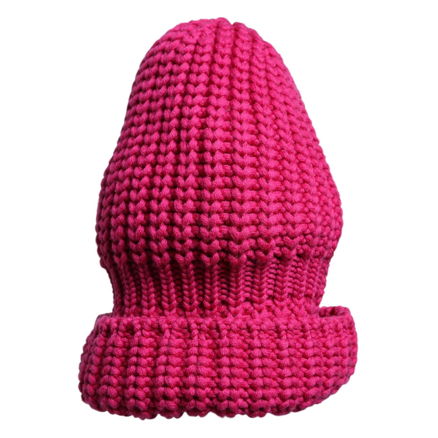 Dolce & Gabbana Pink Solid Wool Knitted Winter Beanie Hat HAT9797