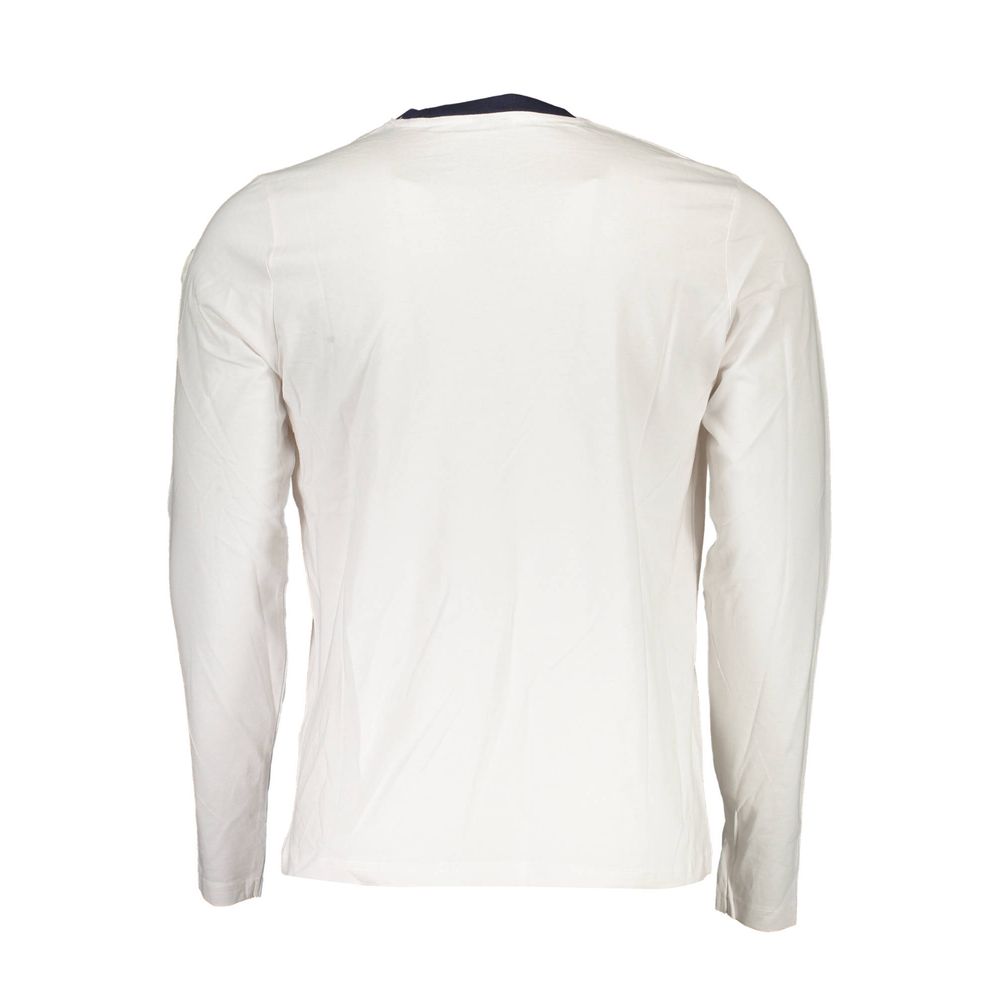 North Sails White Cotton Men TShirt North Sails Beige