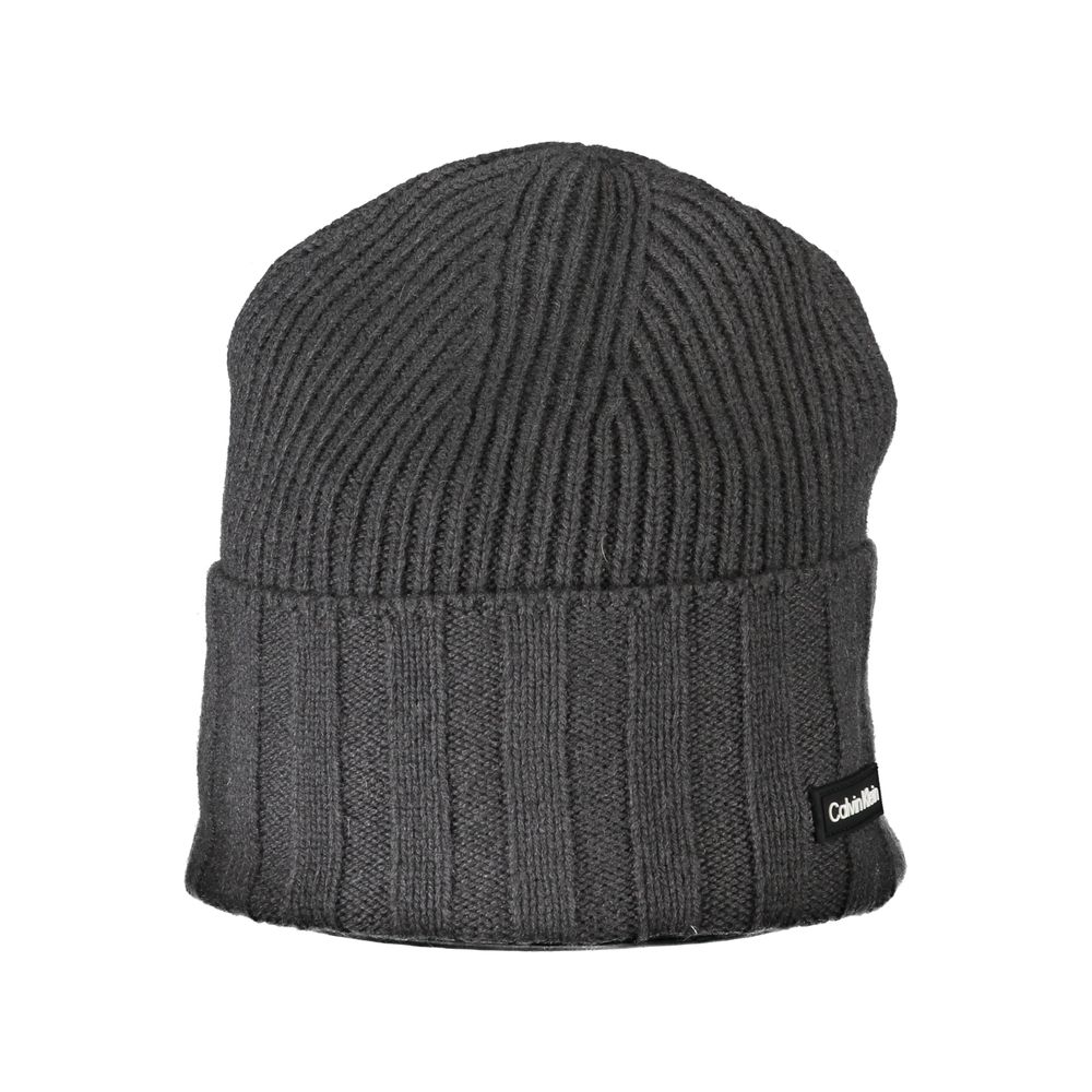 Calvin Klein Elegant Contrast Detail Gray Hat Calvin Klein Dark Slate Gray