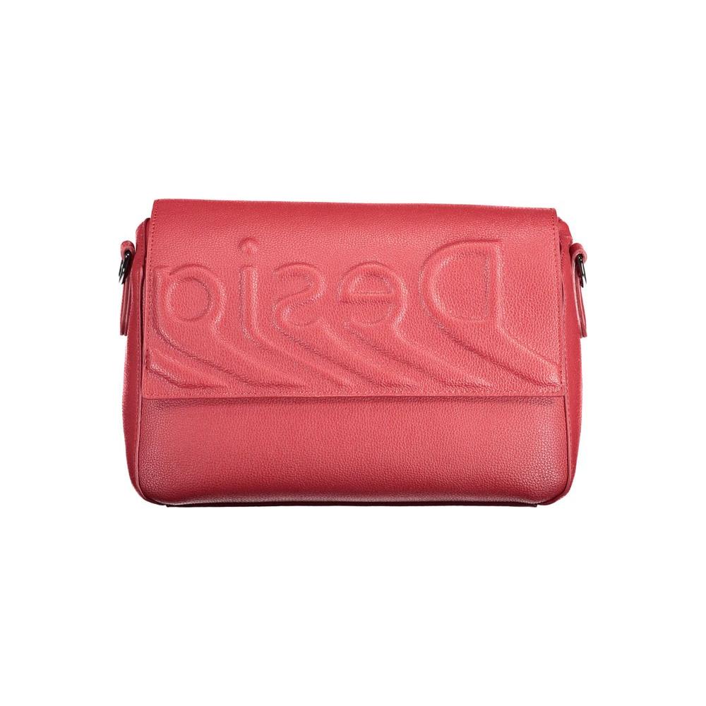 Desigual Red Polyethylene Women Handbag Desigual Pale Violet Red