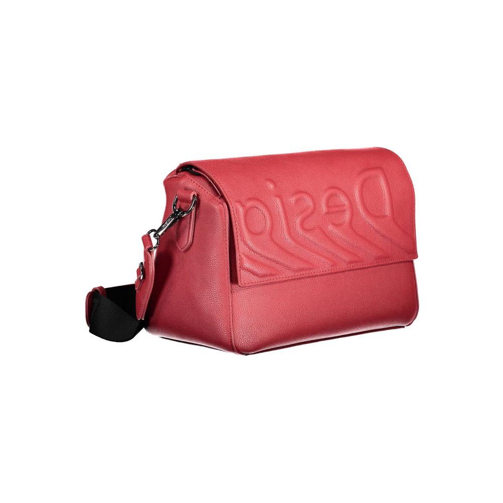 Desigual Red Polyethylene Women Handbag Desigual Maroon