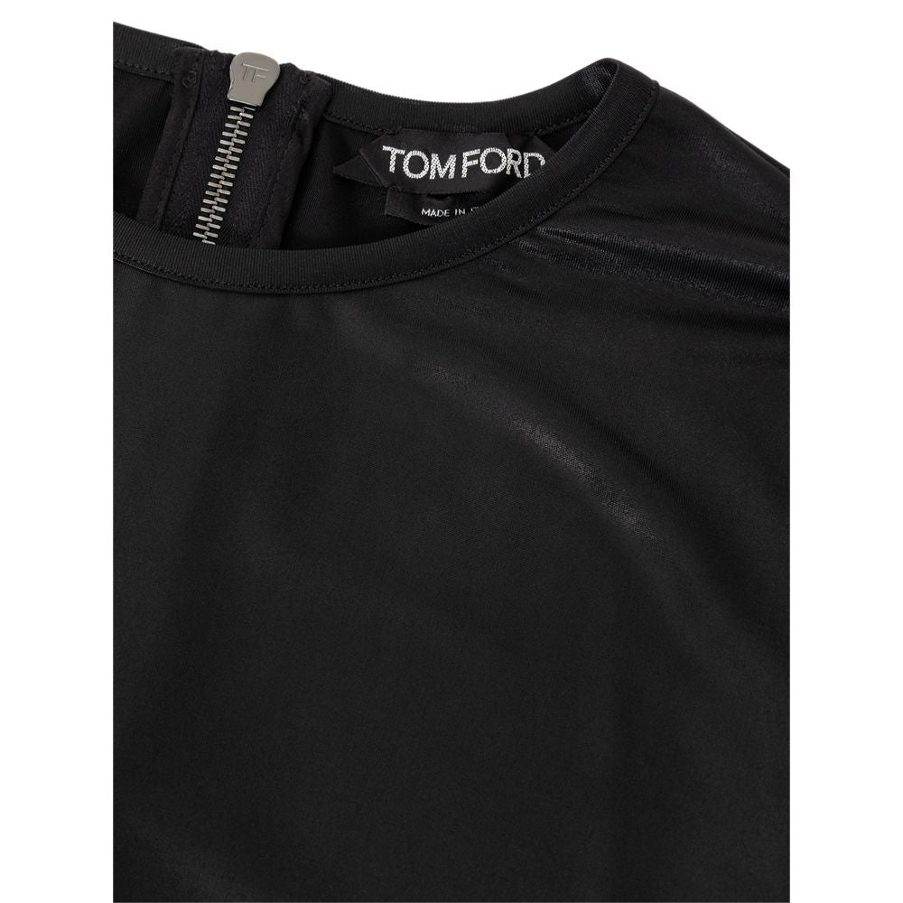Tom Ford Black Viscose Long Sleeve TO-8643676-IT38|XS
