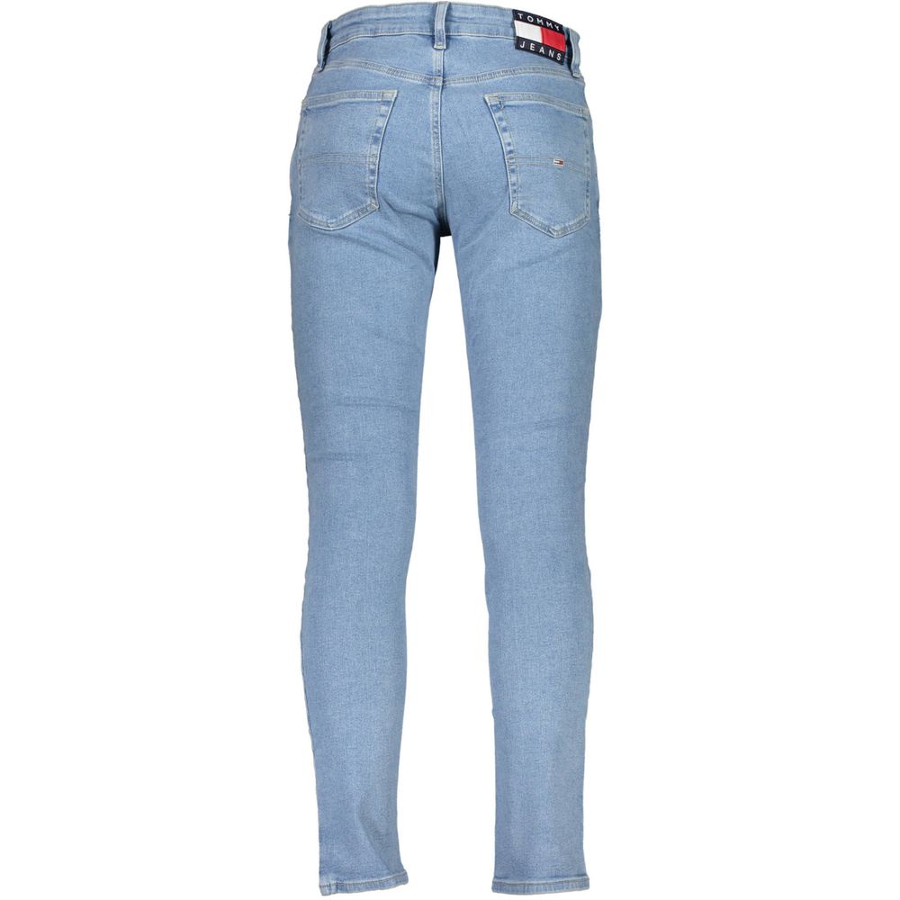 Tommy Hilfiger Light Blue Cotton Jeans & Pant Tommy Hilfiger Light Slate Gray