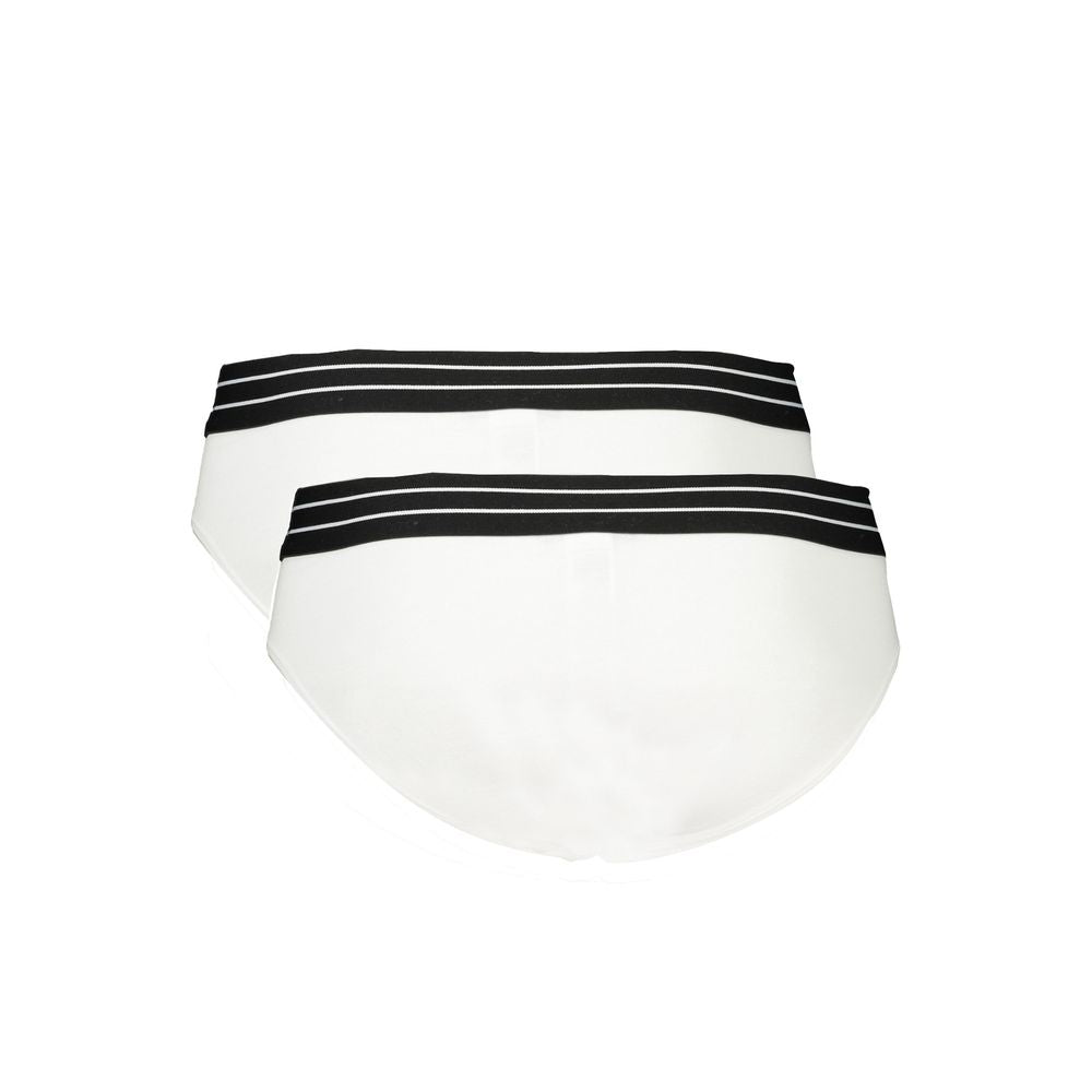 Cavalli Class White Cotton Mens Underwear Cavalli Class White Smoke