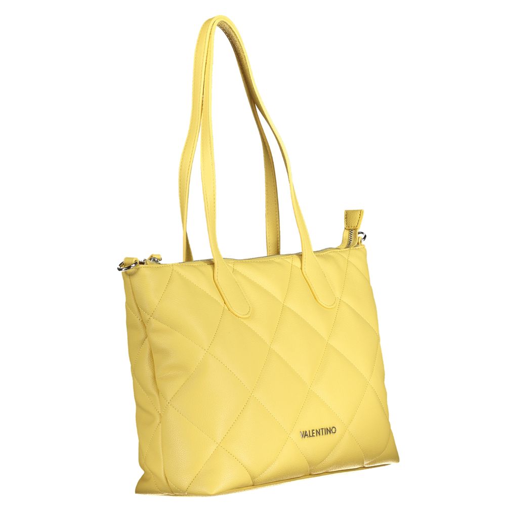 Valentino Bags Yellow Polyethylene Handbag Valentino Bags Light Goldenrod