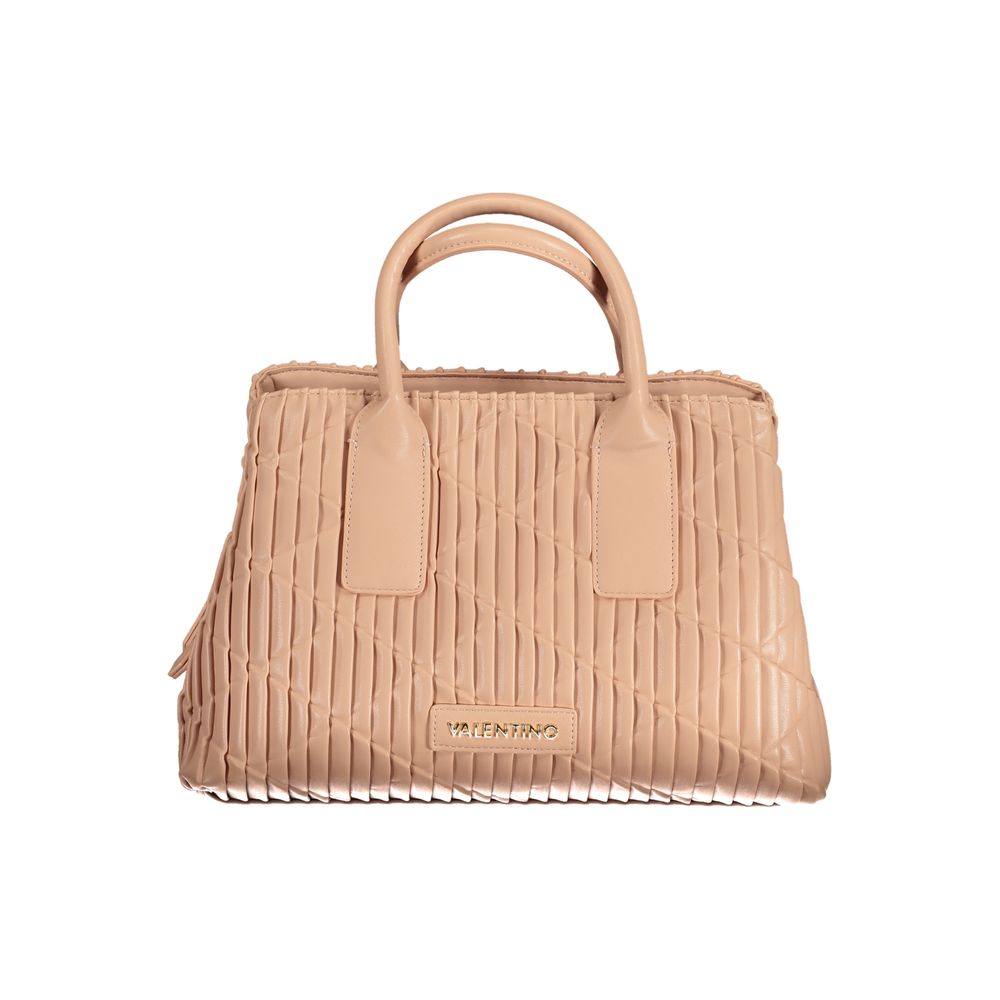 Valentino Bags Pink Polyethylene Handbag Valentino Bags Tan