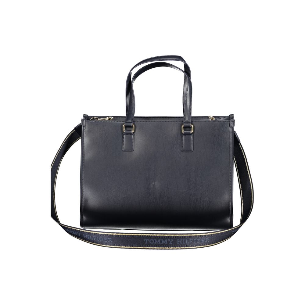 Tommy Hilfiger Blue Polyethylene Handbag Tommy Hilfiger Dark Slate Gray