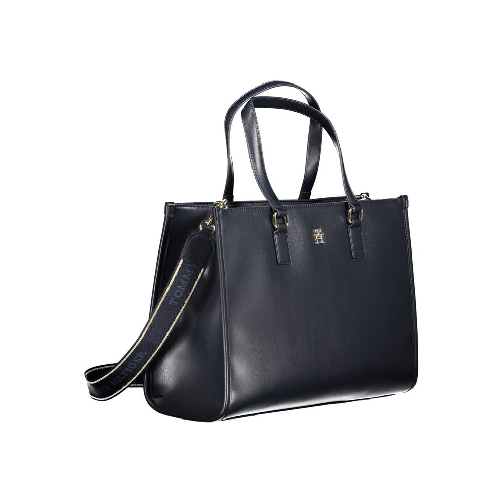 Tommy Hilfiger Blue Polyethylene Handbag Tommy Hilfiger Dark Slate Gray