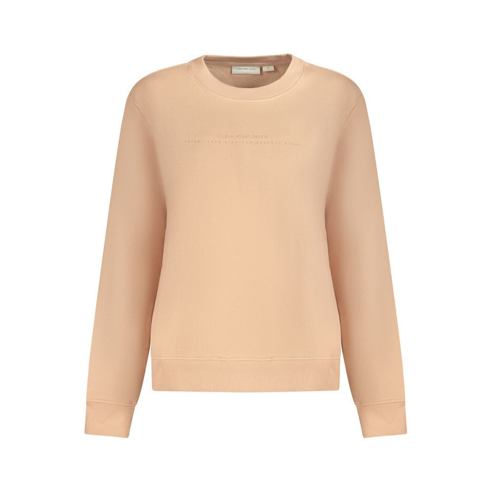 Calvin Klein Pink Cotton Women Sweater CA-33783-XL