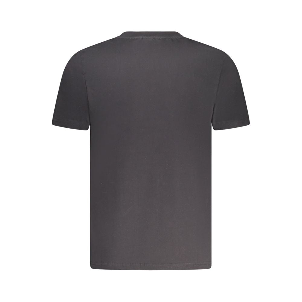 North Sails Black Cotton Men T-Shirt North Sails Dark Slate Gray