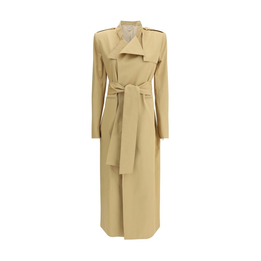 Khaite Maxwell Trench Coat Khaite Dark Khaki