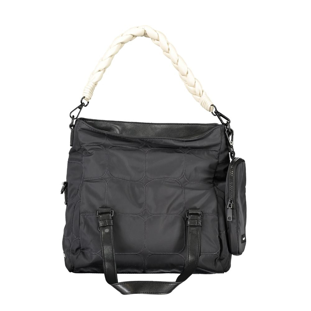 Desigual Black Polyester Handbag Desigual Dark Slate Gray