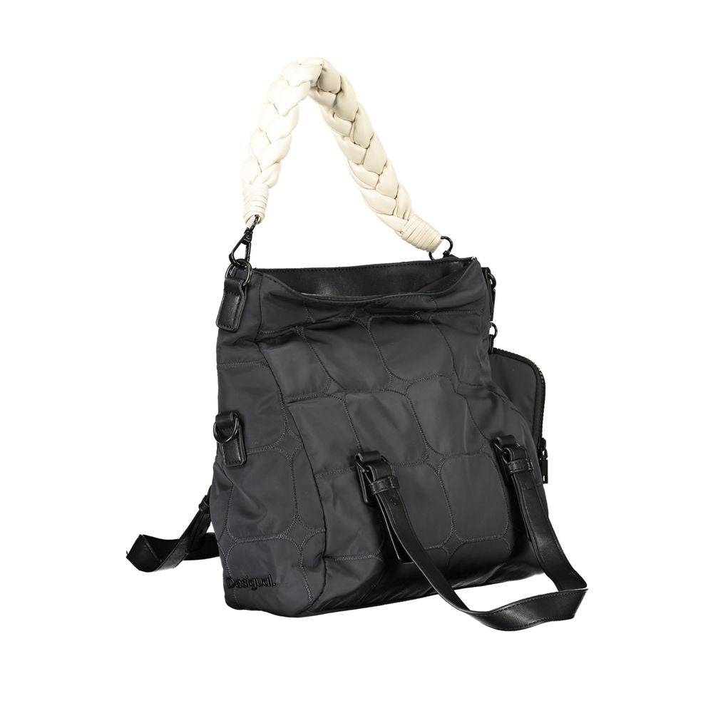 Desigual Black Polyester Handbag Desigual Dark Slate Gray