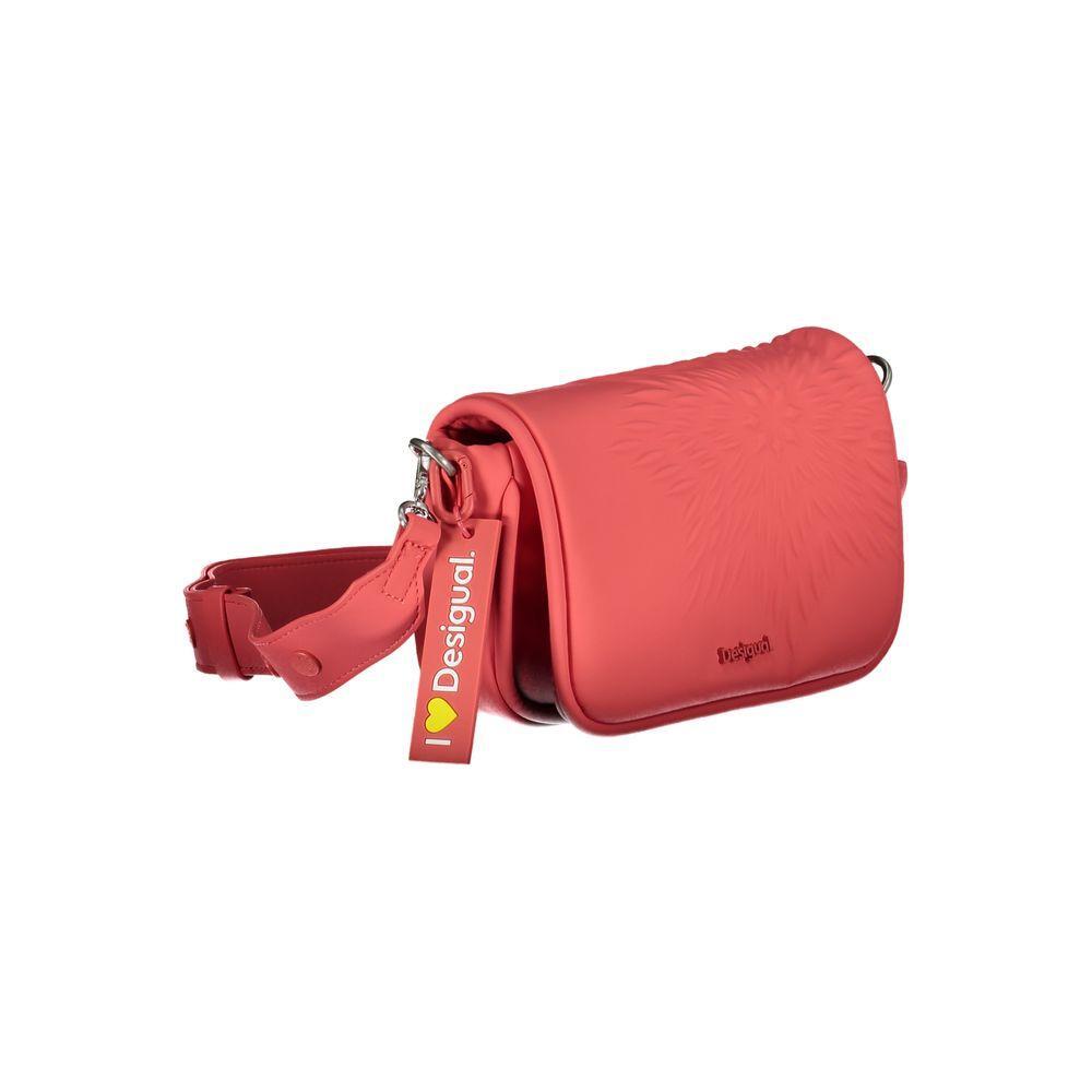 Desigual Red Polyethylene Handbag DE-28968